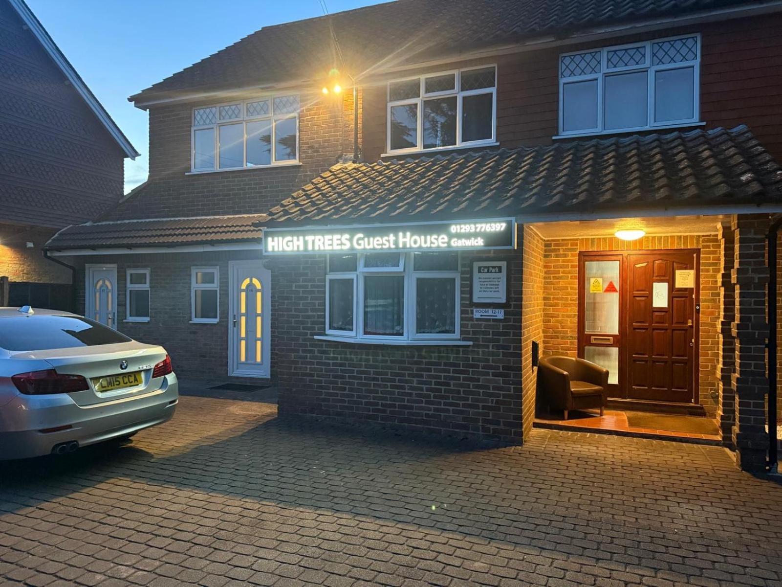 High Trees Guest House Gatwick Horley Exterior photo