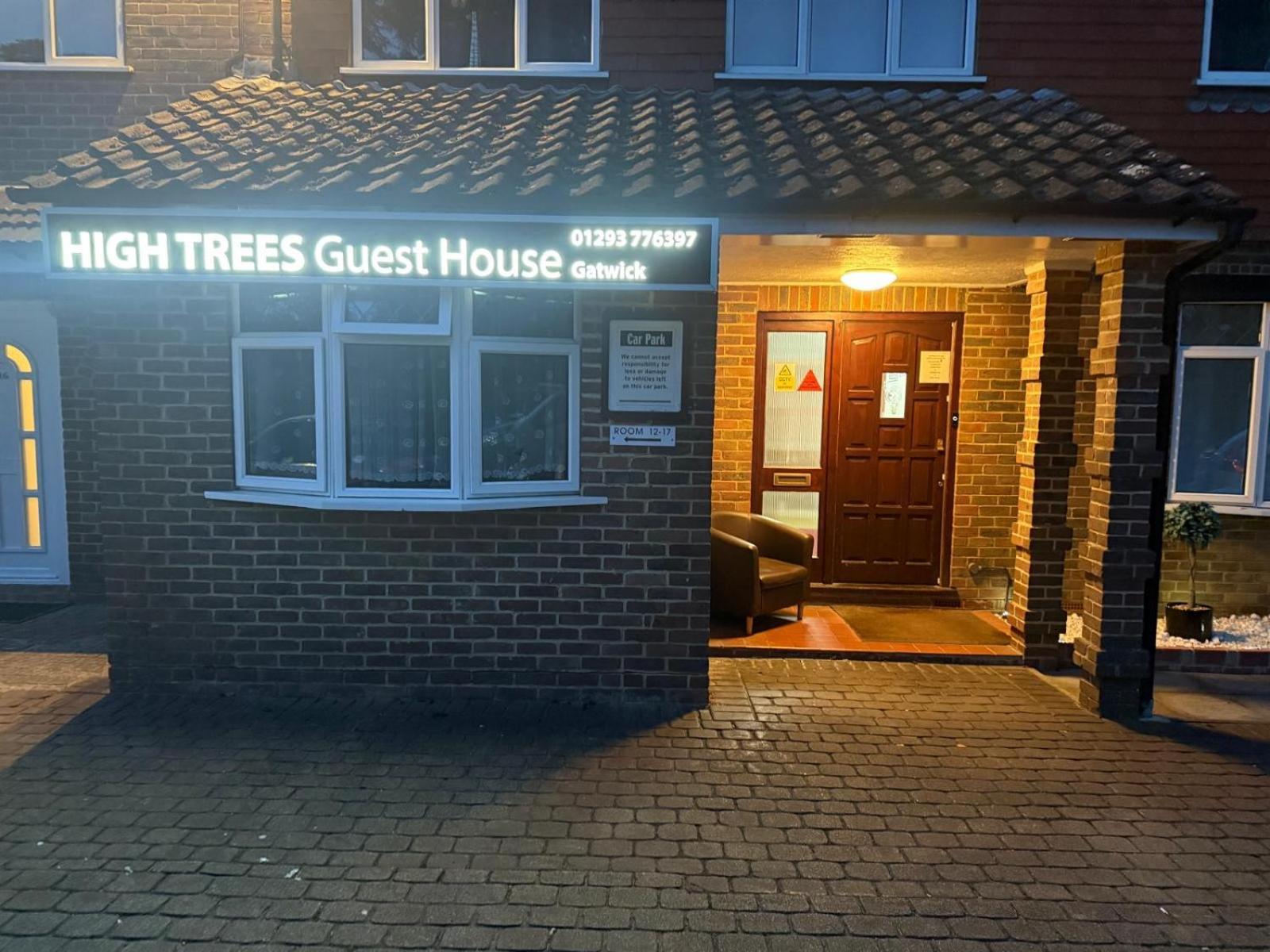 High Trees Guest House Gatwick Horley Exterior photo